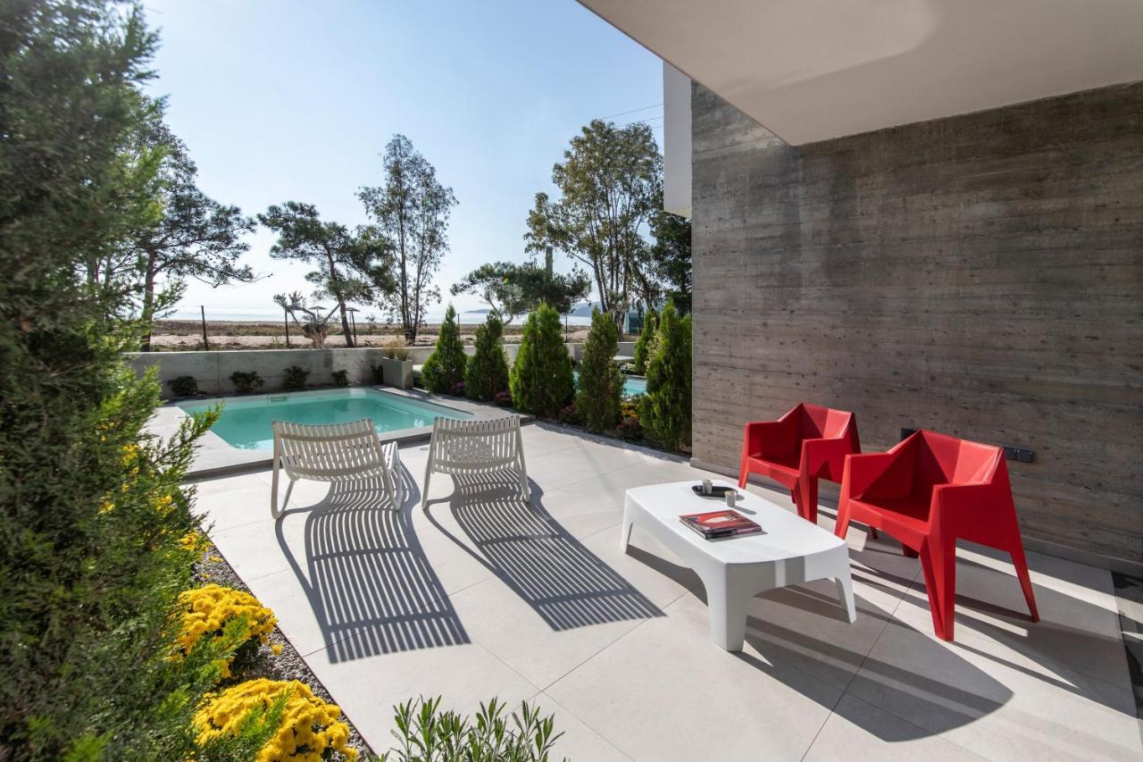 וולוס Ikies 3 Modern Eco-Friendly Private Seaview Signature Villas With A Pool מראה חיצוני תמונה
